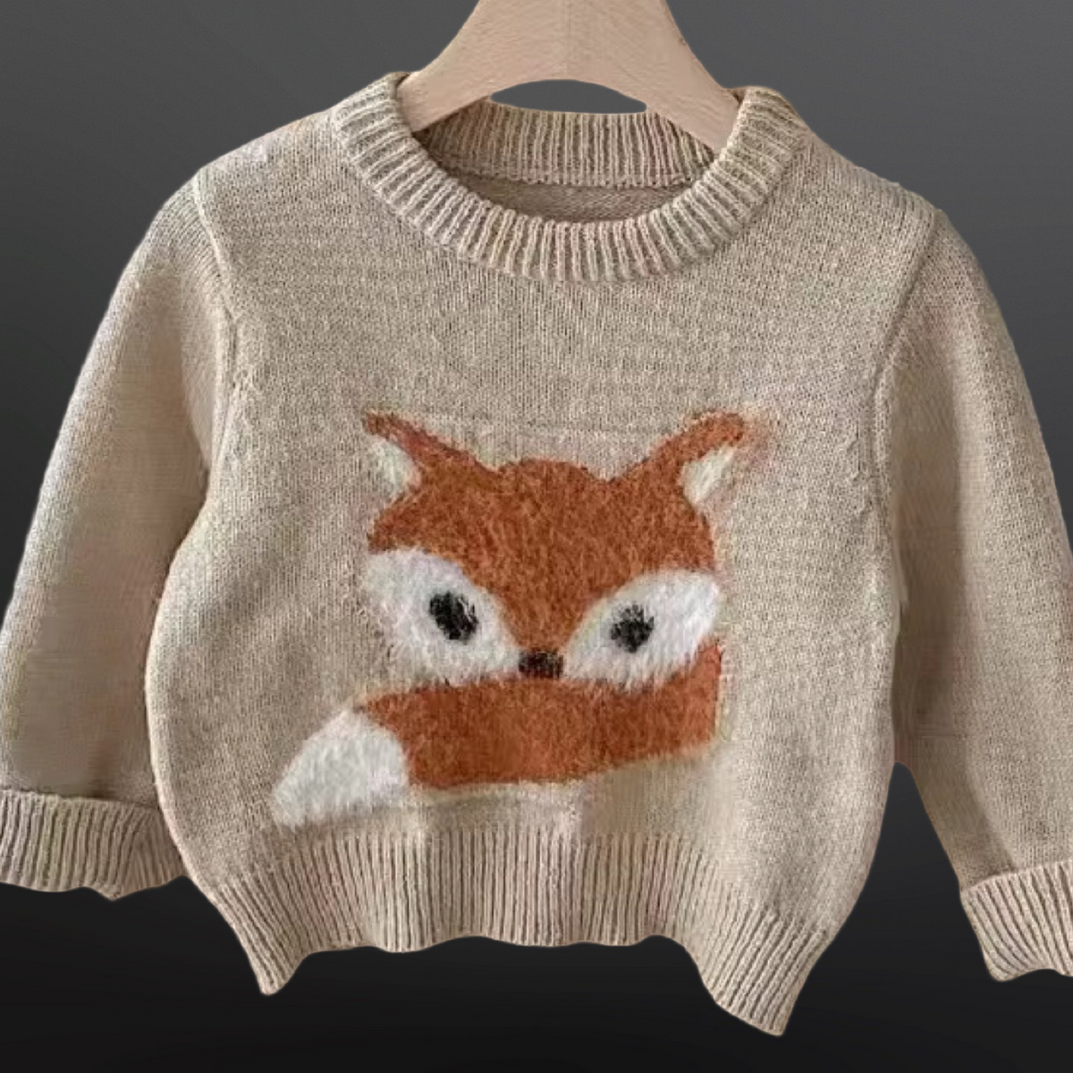 Fox beige children’s sweater