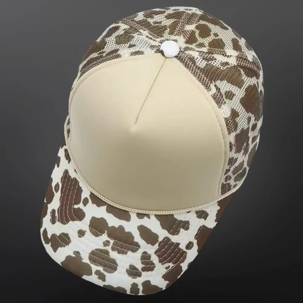 Foam Trucker Hat Blank - Tan Camo Cap